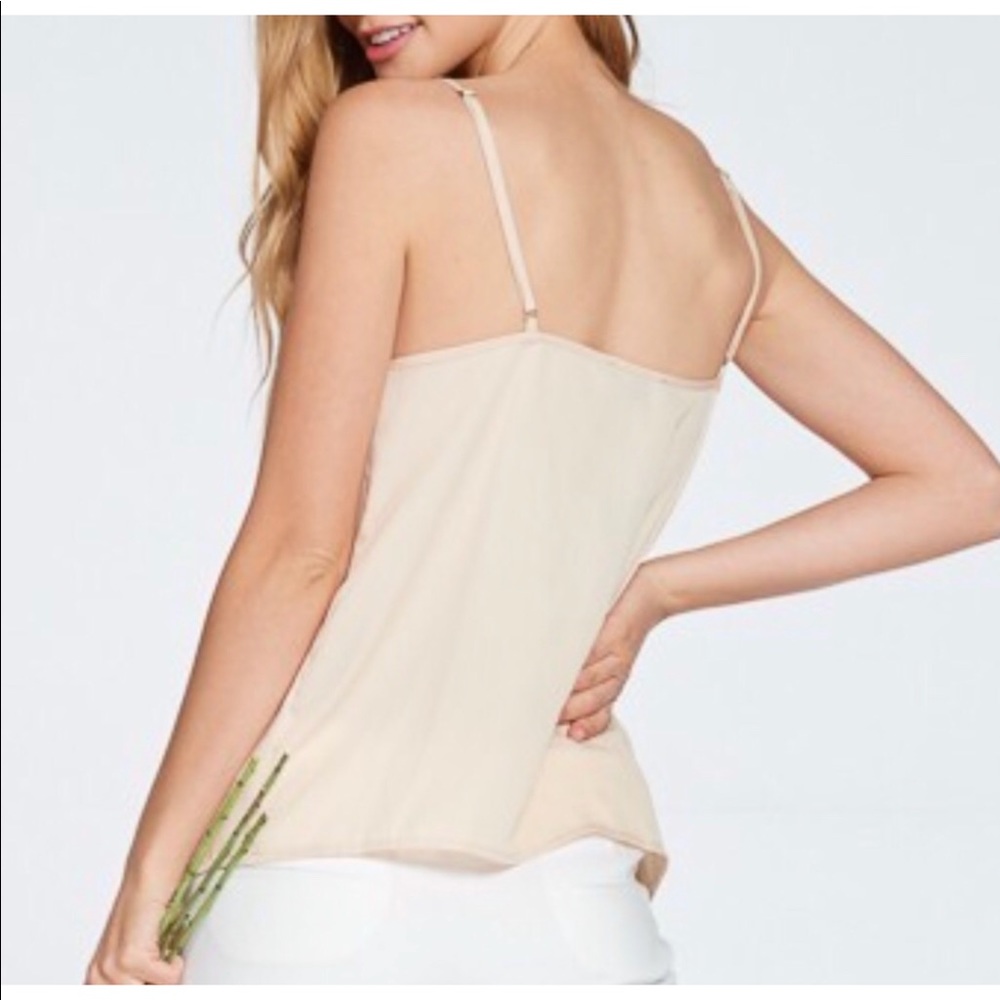 SOLD ‼️CREAM COLOR SATIN CAMISOLE - Picture 9 of 11